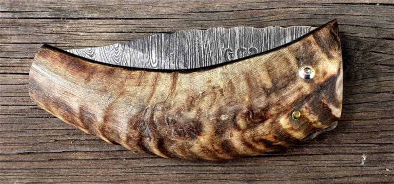 Couteau corse Martelloni Lame Damas Couteau corse Martelloni Lame Damas