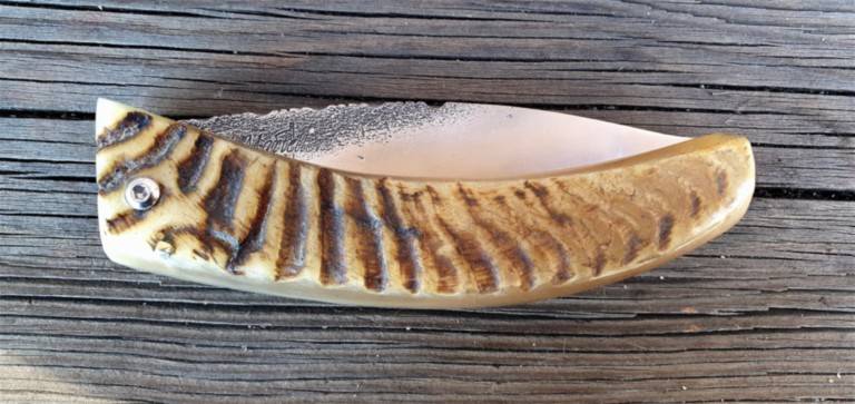 Couteau corse Martelloni pliant acier couteau corse Martelloni curnicciolu lame acier