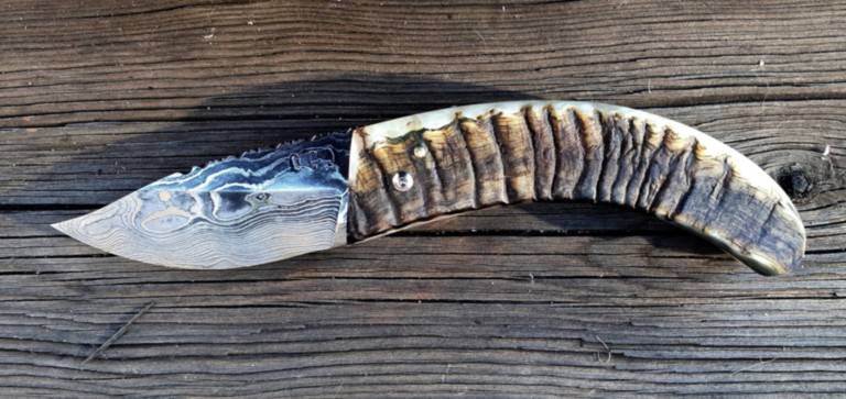 Couteau corse Martelloni Lame Damas Couteau corse Martelloni Lame Damas