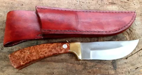 couteau martelloni fixe lame acier