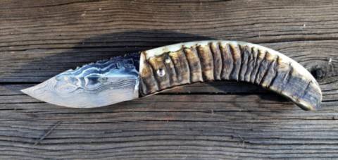 Couteau corse Martelloni Lame Damas Couteau corse Martelloni Lame Damas